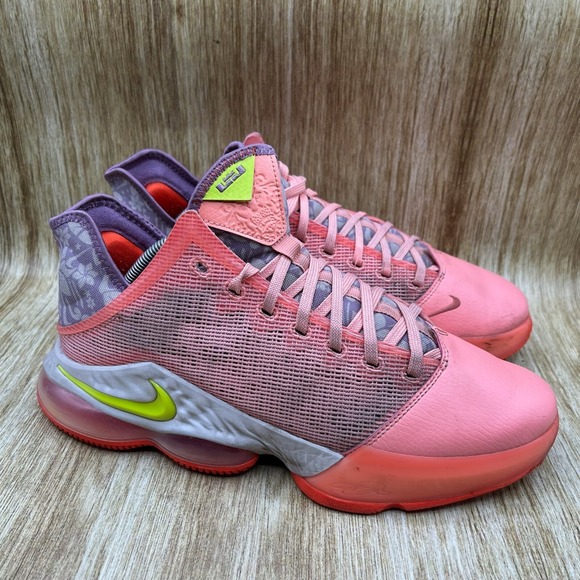 Nike LeBron 19 Low 'Hawaii' Aloha Men's Size 10.5 Basketball Shoes‎ DQ8344-600